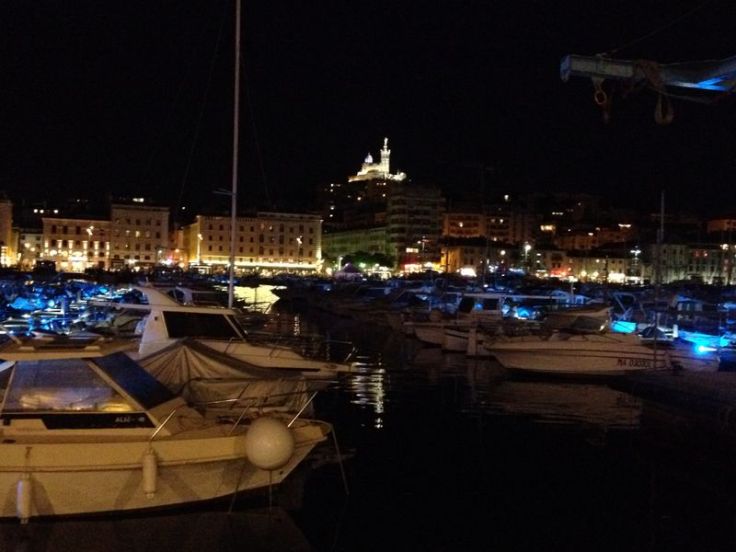 Marseille at night